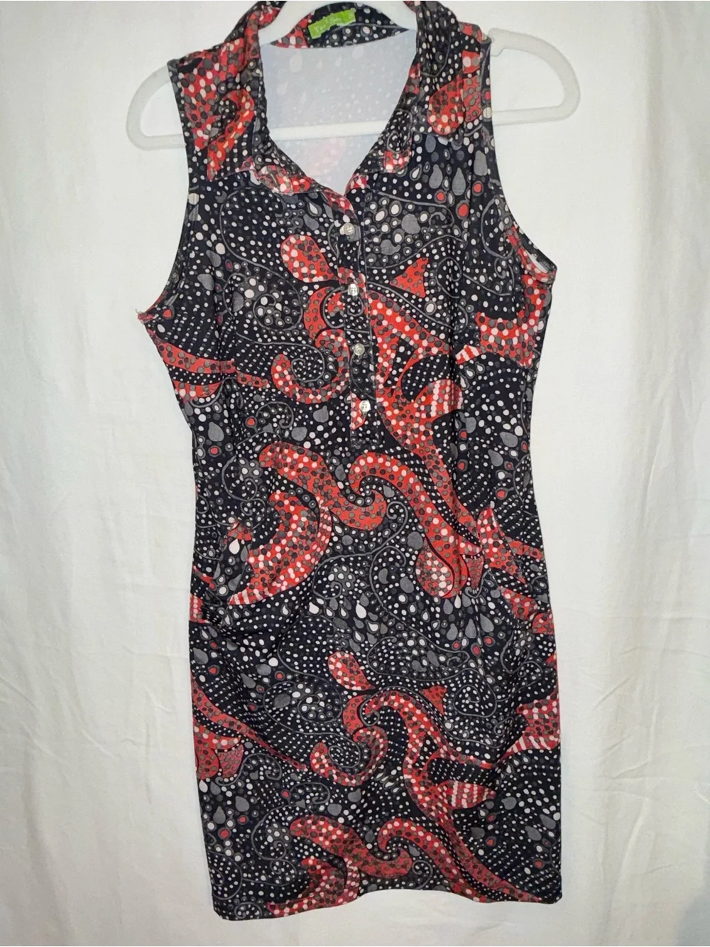 Tee2Sea Sleeveless Paisley Golf Dress With Pockets Small